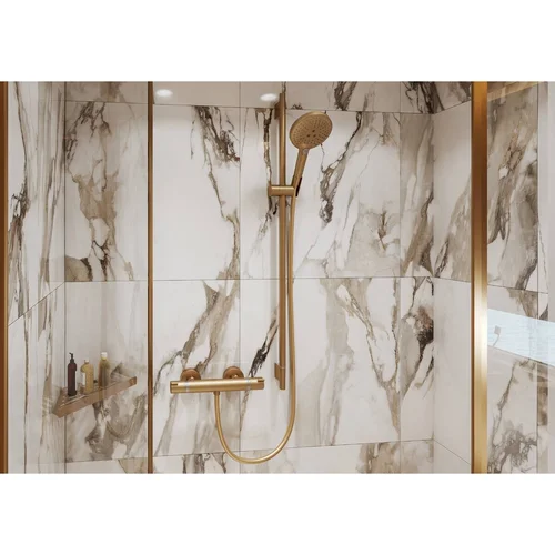 Hansgrohe Ecostat Comfort virštinkinis termostatinis dušo maišytuvas – Braižytos bronzos image 3