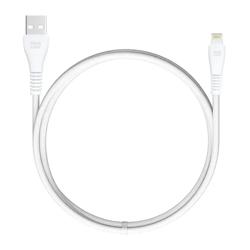 Blue Star PJ-DG5-A USB-A į Lightning 1.0 m Baltas image 2