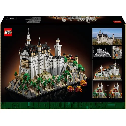 LEGO Architecture Neuschwanstein Castle 21063, 3455 dalių image 2