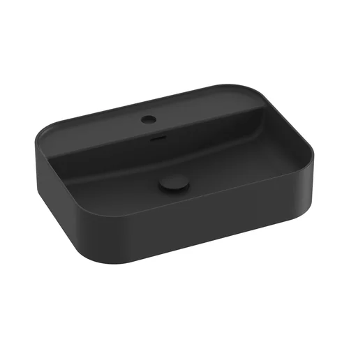 Keraminis praustuvas Ceramic Slim Shelf R 55, Juodas matinis image 2