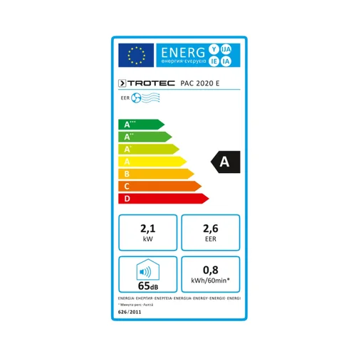 Trotec PAC 2020 E Wi-Fi mobilus oro kondicionierius image 2