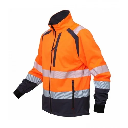 BoSafety JK-ORLANDO2-C2-0311 Softshell švarkas 2XL Hi-Vis Geltona/BoNavy image 3