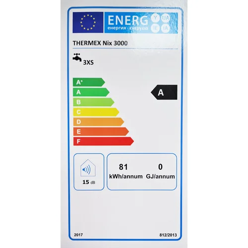 Elektrinis momentinis vandens šildytuvas Thermex Nix 3000 su čiaupu image 2