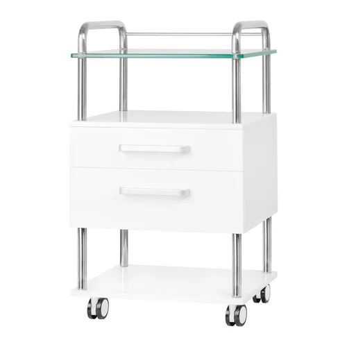 Activeshop 6052 WHITE kosmetologinis vežimėlis image 1