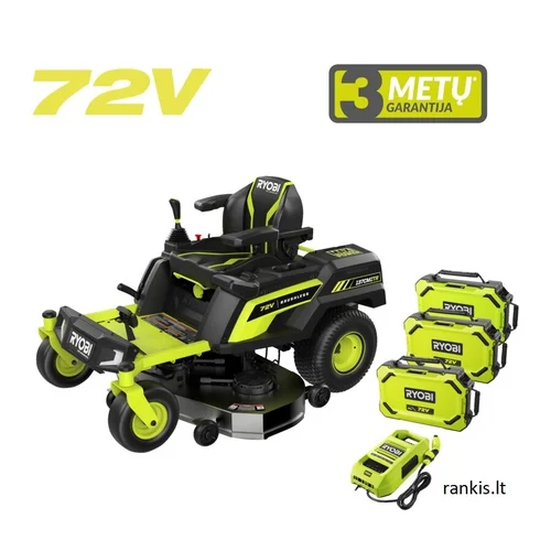 Ryobi RY72ZTRX137-310, 72 V, 2x10 Ah, 137 cm image 1