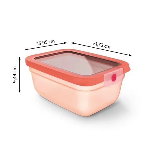 Tefal ONECLICK Maisto dėžutė 1.5 L Oranžinė image 2