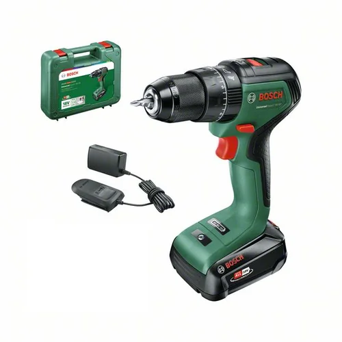Bosch UniversalImpact 18V-60 akumuliatorinis smūginis gręžtuvas-suktuvė, 18 V, 2,0 Ah image 1