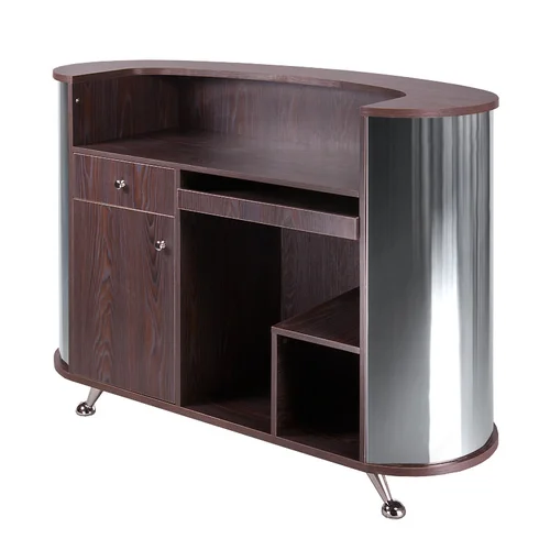 Beauty System Arc Chrome BD-3317 registratūros stalas 140 cm image 2