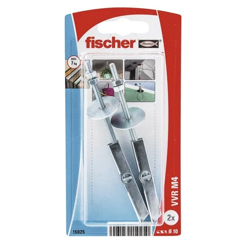 FISCHER VVR M4 metalinis laikiklis 2 vnt image 1