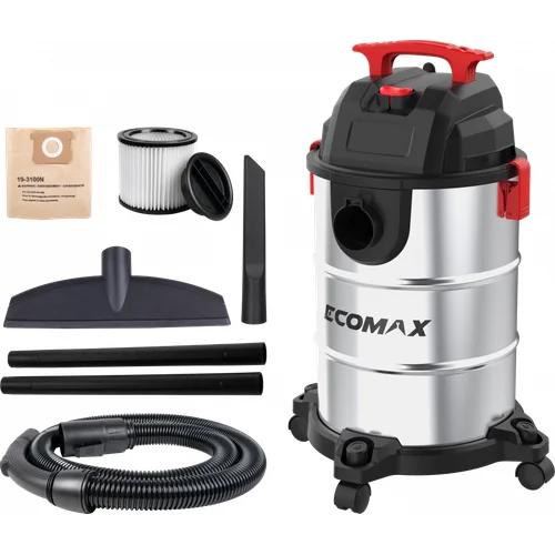 Drėgno ir sauso valymo dulkių siurblys EMX 25L, Ecomax image 2