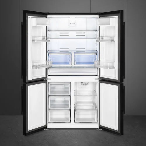 Smeg FQ60NDE Side by side šaldytuvas Juoda image 2