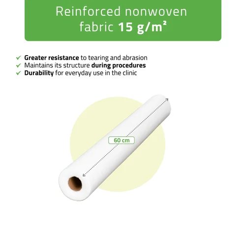 Habys neaustinė paklodė rulone 60 cm × 50 m image 3