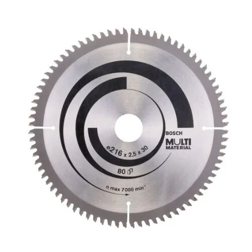 Pjovimo diskas Bosch Standard for Multi Material, 216x30x80, 2608640447 image 1
