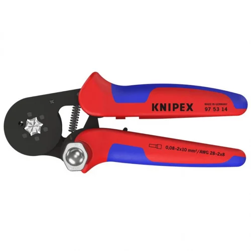 Knipex laidų antgalių užspaudimo replės 0,08–16 mm², 6-kant, modelis 975314 image 1