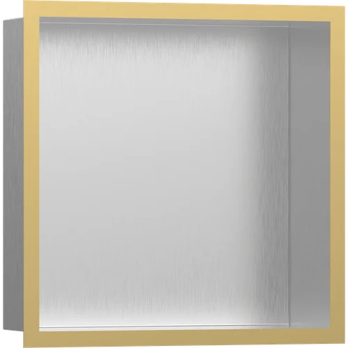 Hansgrohe XtraStoris 56097990, sieninė niša su poliruoto aukso rėmeliu image 1