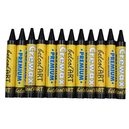 belcolART Crewax Premium 12 kreidelių juodos spalvos image 1