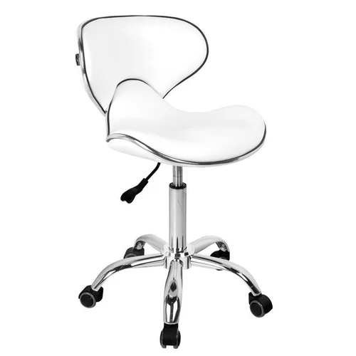 Gabbiano Q-4599 balta kosmetologinė kėdutė image 1