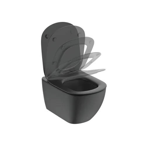 Ideal Standard TESI T3527V3 WC sėdynė matinė juoda image 3