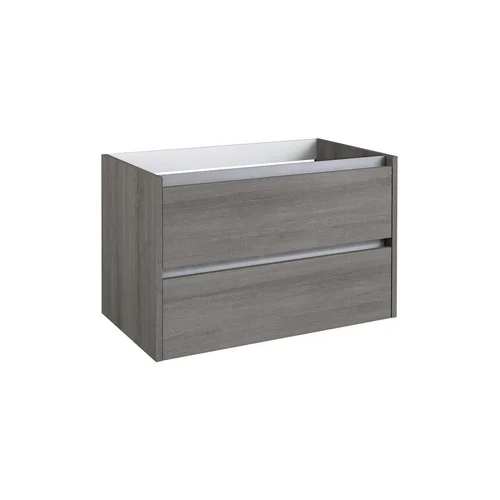 KAME CITY BUC/8-3DR/11P1 Apatinė spintelė 80 cm Pilkas Uosis image 1