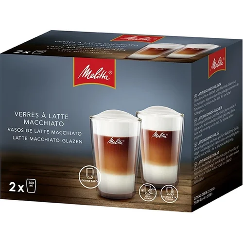 MELITTA dvigubo stiklo puodeliai 300 ml image 2