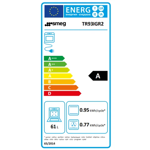 Smeg TR93IGR2 viryklė su indukcinė kaitlente ir elektrine orkaite image 3