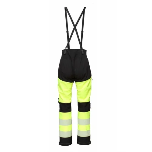 BoSafety WB-LANDO-C1-0204 Softshell kelnės 3XL Hi-Vis Geltona/Juoda image 3