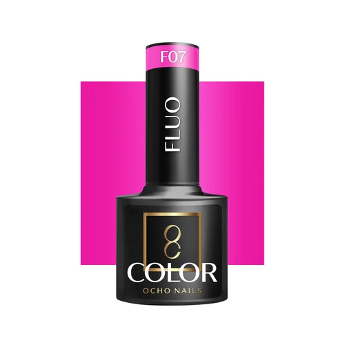 OCHO NAILS FLUO F07 hibridinis nagų lakas 5 g image 1
