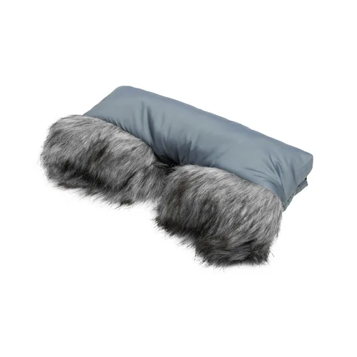 Sensillo pirštinė vežimėliui su kailiuku pilka 8541 image 1