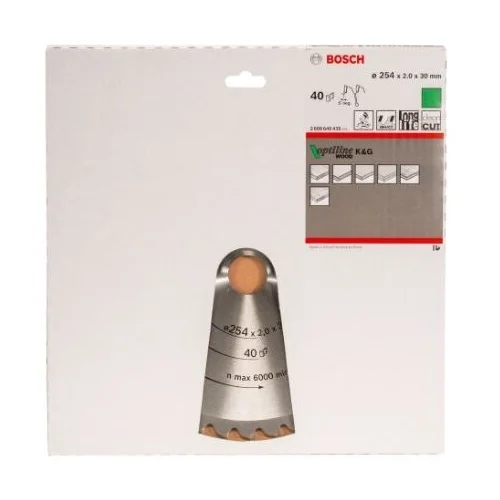 Bosch Optiline Wood Pjovimo diskas 190x30 (2608641188) image 2
