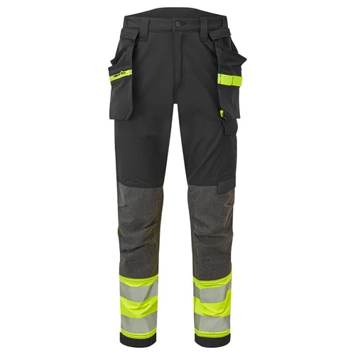 Portwest EV442 tamprios kelnės su kišenėmis - 36, Yellow/Black image 2