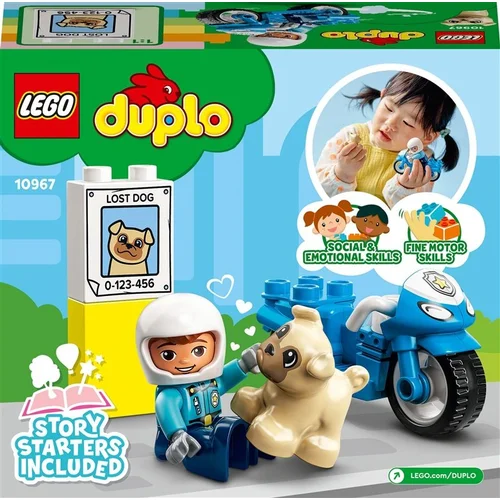 LEGO® DUPLO® Policijos motociklas 10967 image 2