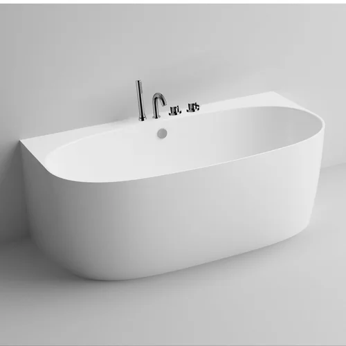 BLU Nova Akmens masės vonia, su perpylimu 1578x860mm image 3