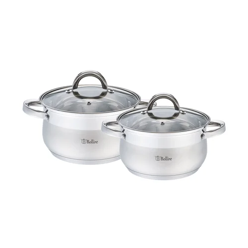Puodų rinkinys Bollire Casserole Monza BR-4014, 2 vnt. image 1