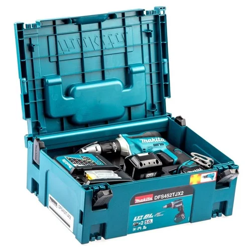 Makita DFS452TJX2 Akumuliatorinis suktuvas, 18V, 2x5,0Ah image 2