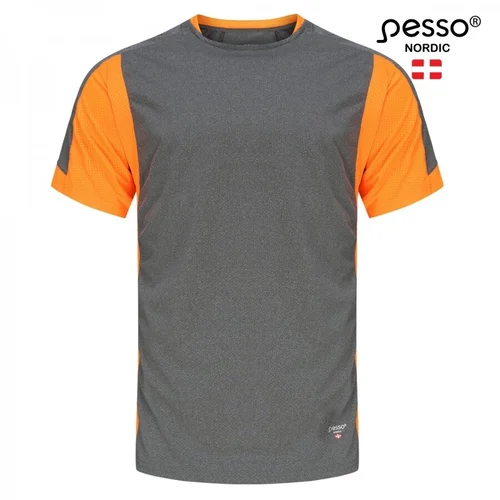 Pesso BREEZE MP205 marškinėliai pilki/oranžiniai 3XL image 1