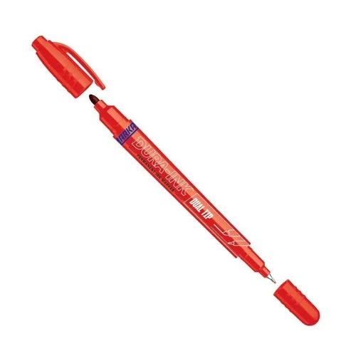 Markal DURA-INK Dual Tip Raudonas industrinis markeris image 1