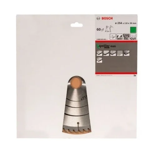 Bosch Pjovimo diskas medienai 254x30x60, 2608640444 image 2