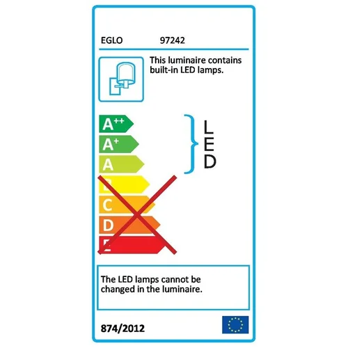 Eglo CALPINO 97242 LED 2×3.3W sieninis lauko šviestuvas image 3