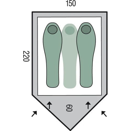 Pinguin Scout khaki palapinė image 2