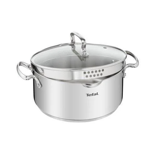 Tefal Duetto puodas, 24 cm, 5 L, Sidabro image 1