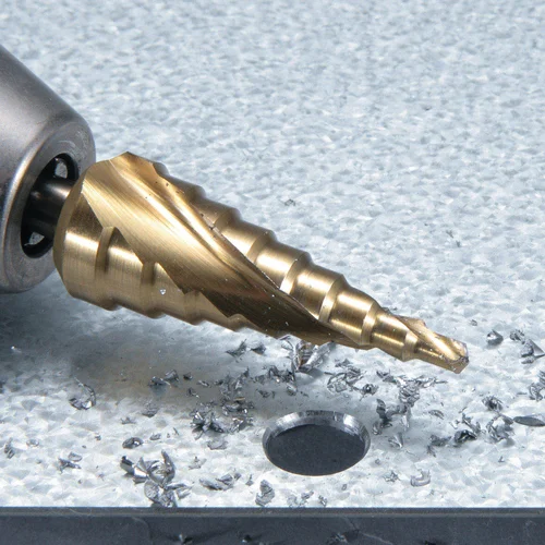 Makita D-40185 Pakopinis grąžtas skardai TiN, 4–20 mm, 75/53 mm, 1/4" image 2