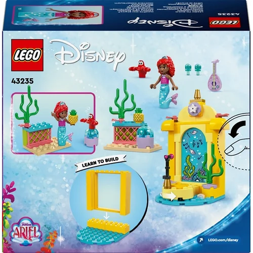 Konstrukt LEGO Disney Princess Arielės muzikinė scena 43235 image 2