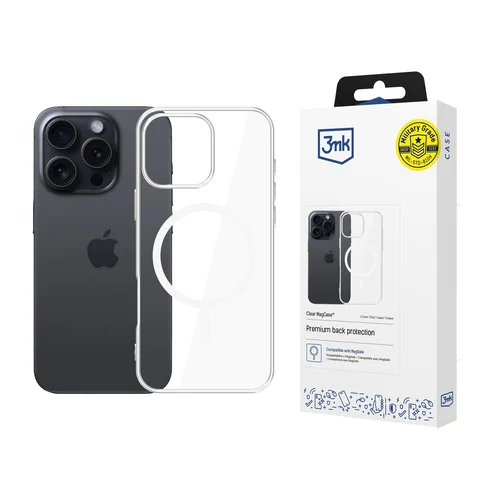 Dėklas 3mk Skaidrus MagCase Apple iPhone 16 Pro Max image 1