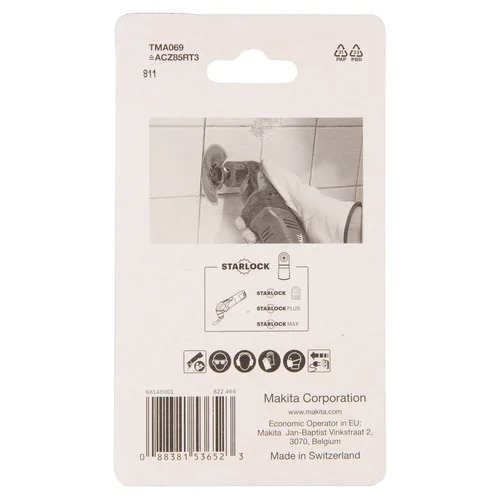 Multitool HM segmentiniai ašmenys Makita B-65028, 85mm image 2