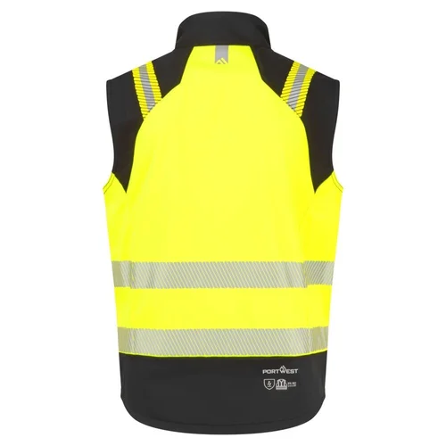 PORTWEST FR719 Softshell liemenė XXL Geltona/Juoda image 2