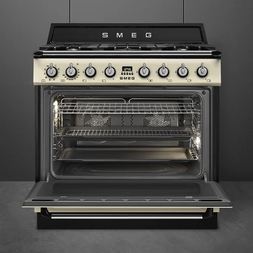 SMEG TR90GMP Dujinė viryklė su elektrine orkaitė 90 cm image 3