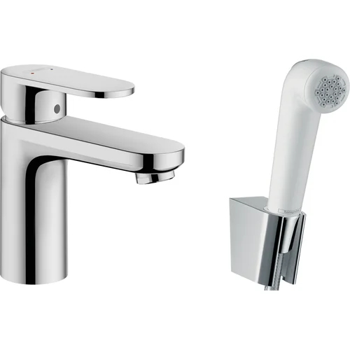 Hansgrohe Vernis Blend 71215000 praustuvo maišytuvas Chromo, 160 cm ilgio dušo žarna image 1