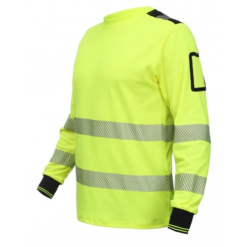 BoSafety TS-RICOLONG-C2-0400 marškinėliai ilgomis rankovėmis, 2XL, Hi-Vis oranžiniai image 3