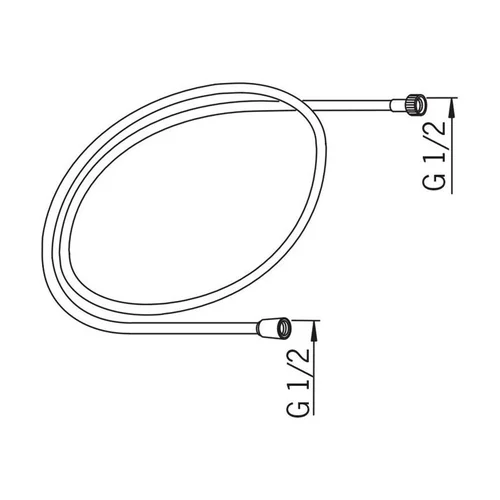 Oras 241020-60 Dušo žarna, 200 cm, 1/2'' image 3