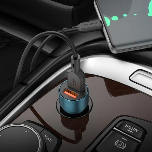 Borofone BZ19B Automobilinis įkroviklis 2x USB-A QC3.0 36W juodas image 3